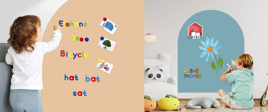 Transform Your Space with the Magnetic Chalkboard: A Must-Have for Playrooms, Classrooms, and More!