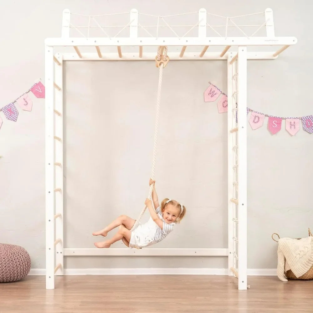 Indoor Climbing Swedish Ladder Jungle Gym Set