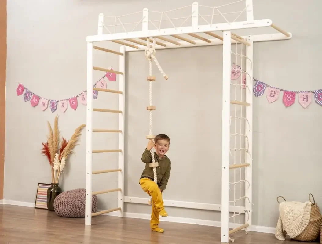 Indoor Climbing Swedish Ladder Jungle Gym Set