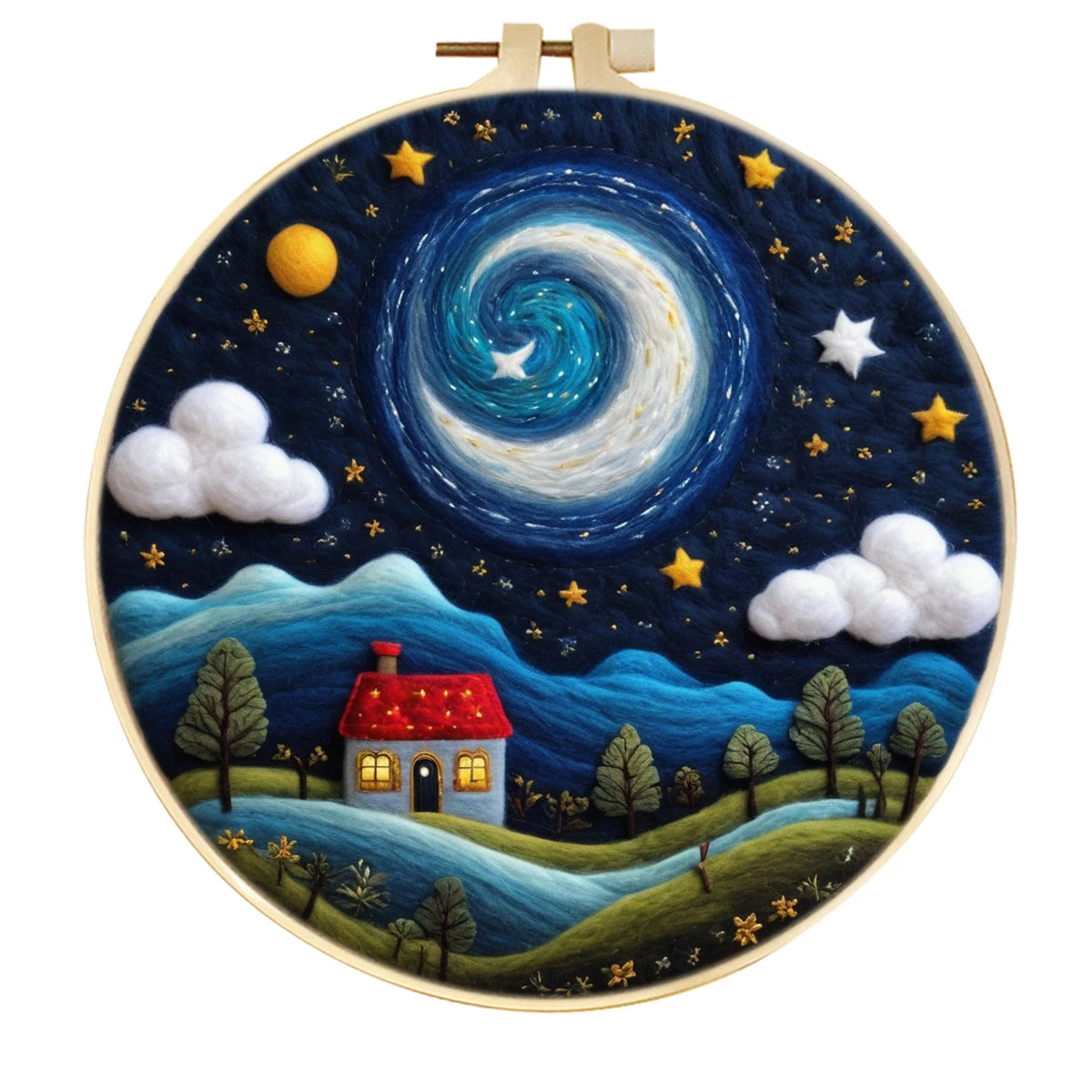 Wool Felting Painting Kits - Scenery