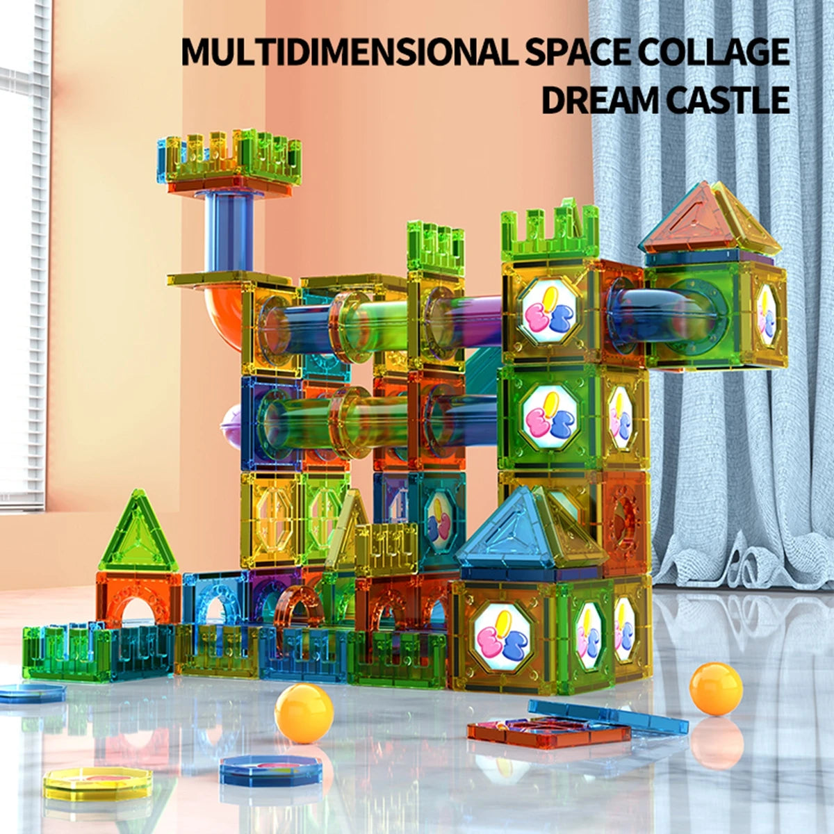 Magnetic Building Blocks Sets, 5.5cm