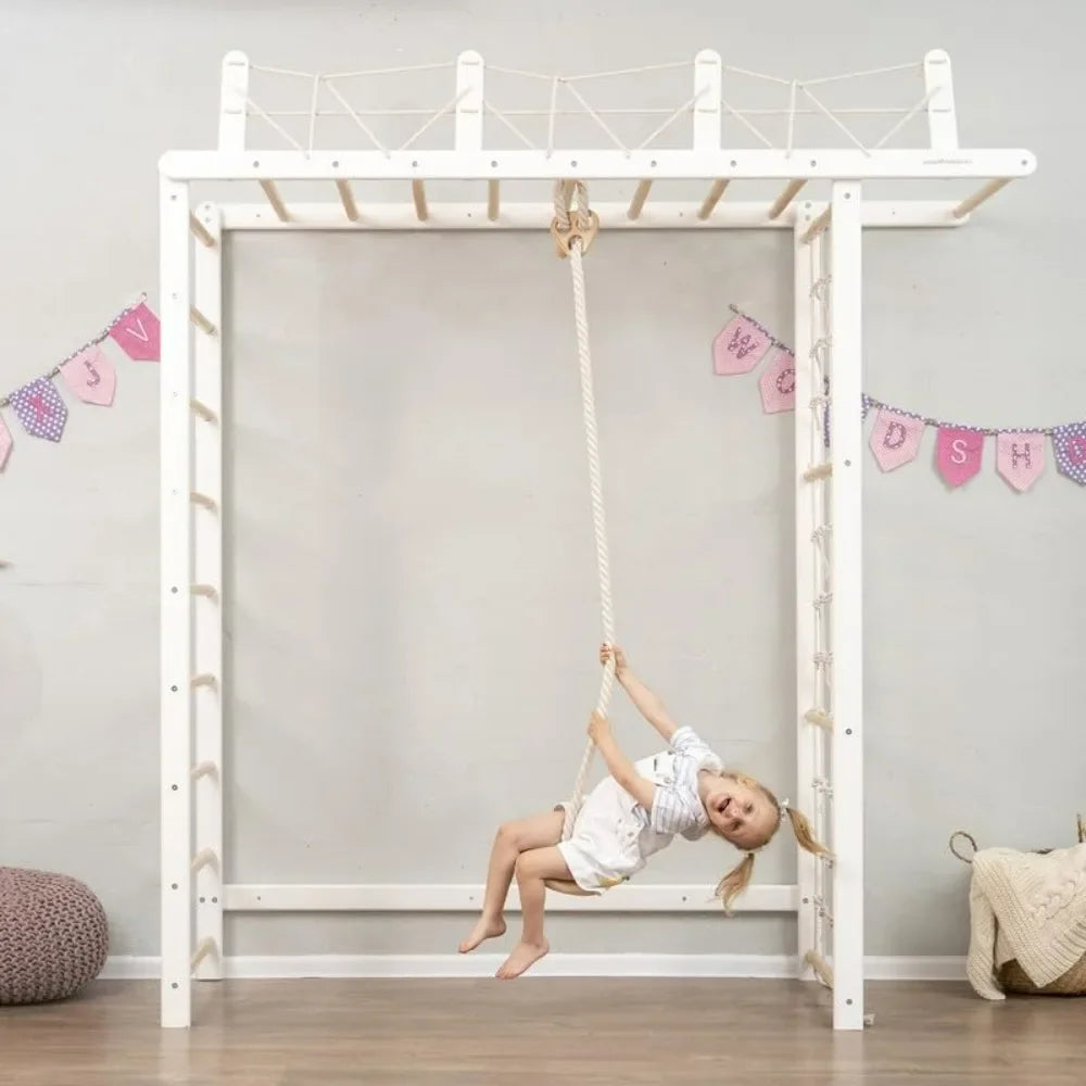 Indoor Climbing Swedish Ladder Jungle Gym Set