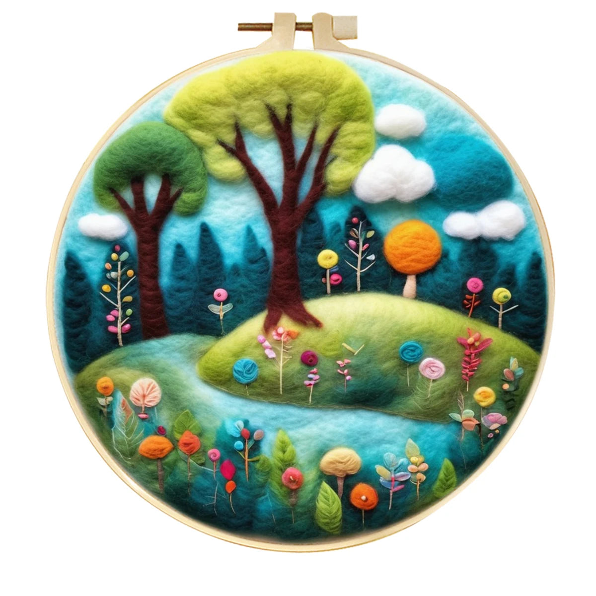 Wool Felting Painting Kits - Scenery
