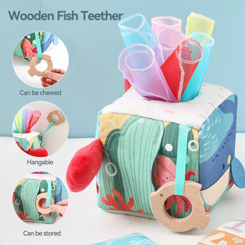Creative Baby Sensory Tissue Box Toy