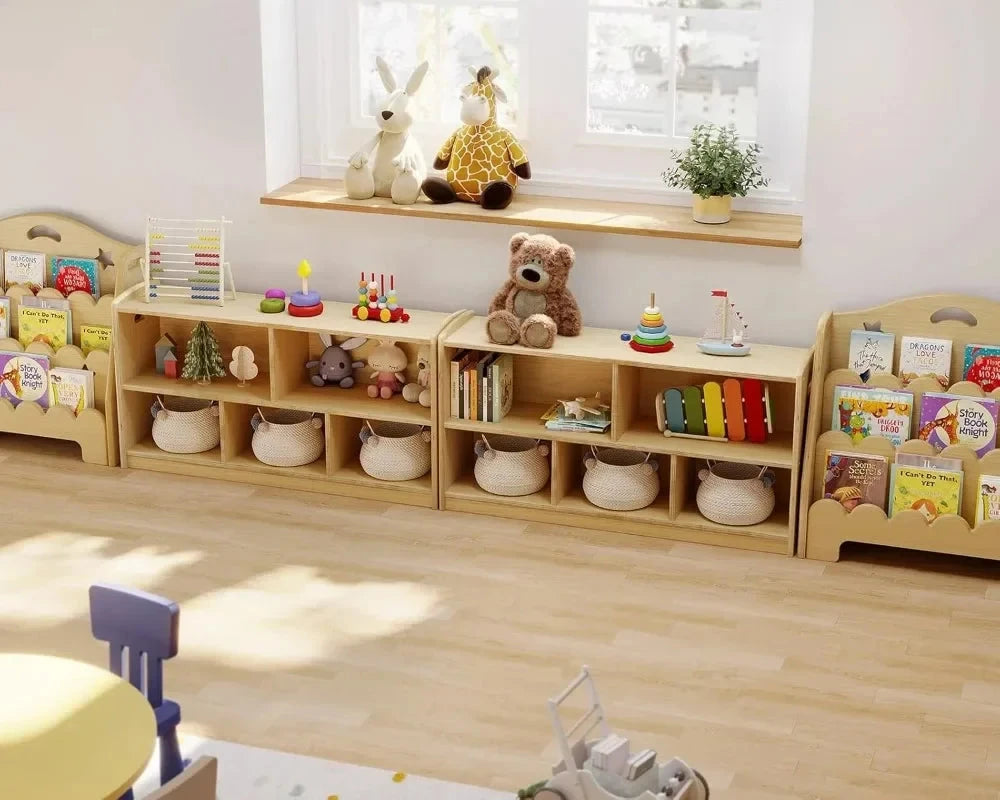 Bookshelf & Toy Organiser for Toddlers and Kids