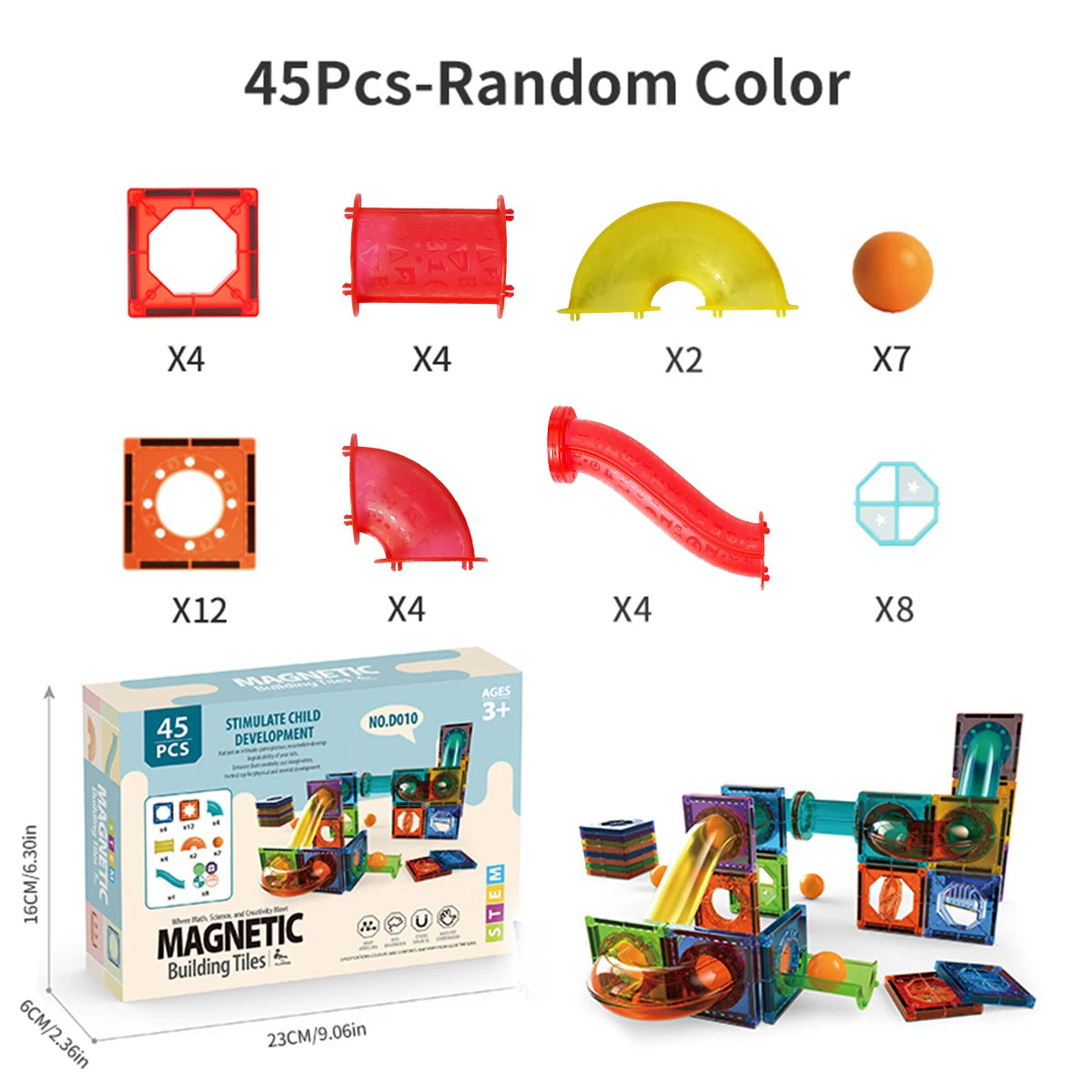 Magnetic Building Blocks Sets, 5.5cm