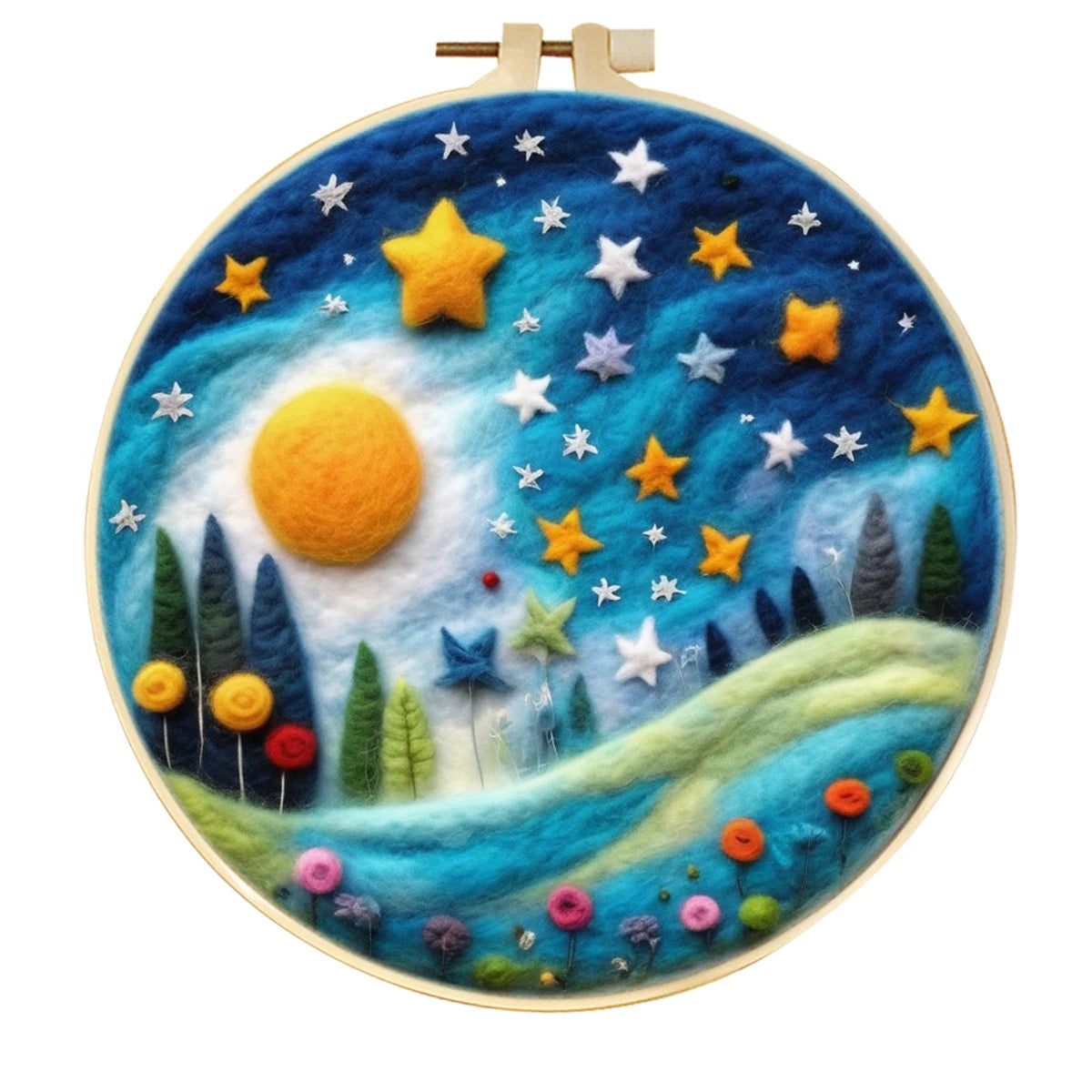 Wool Felting Painting Kits - Scenery