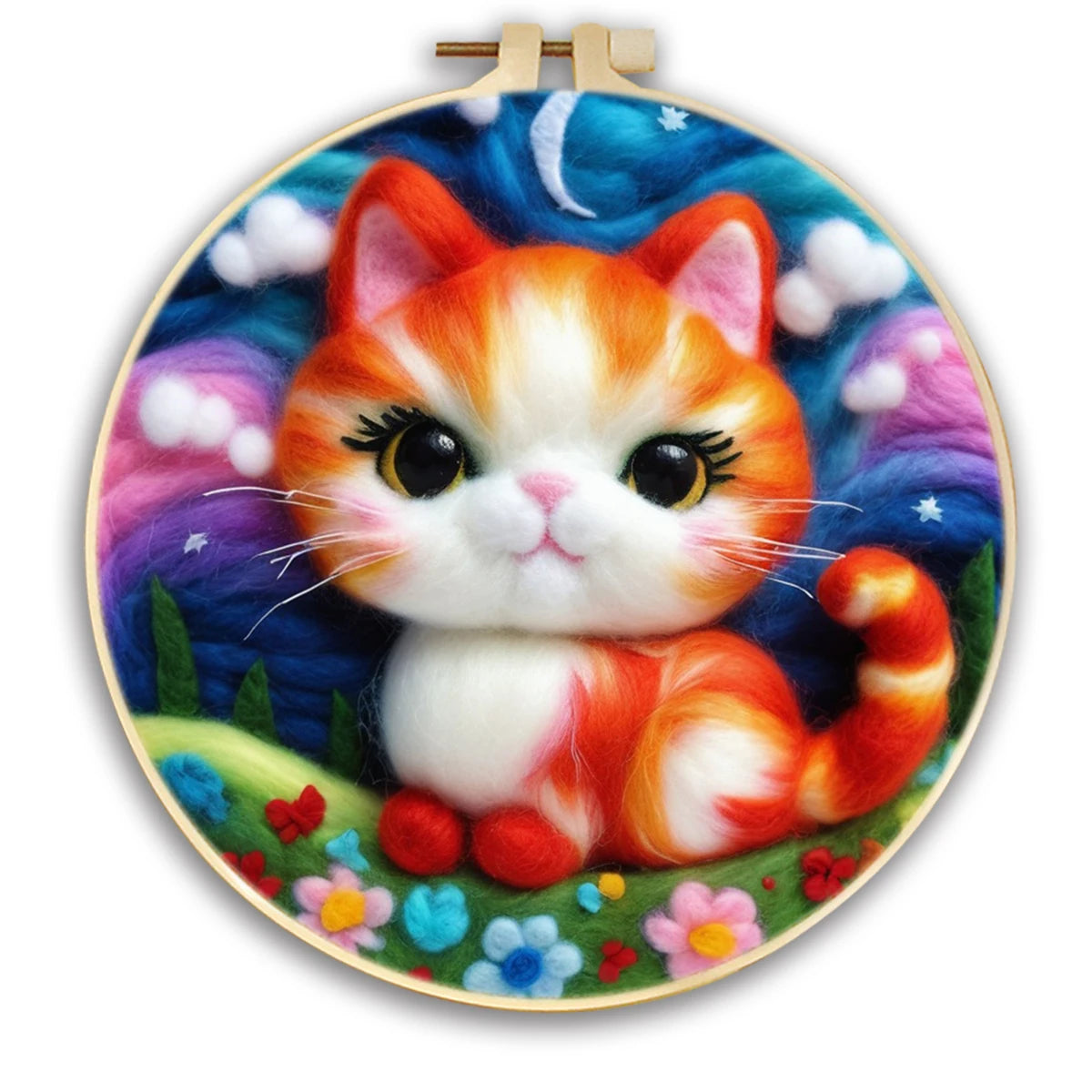 Wool Felting Painting Kits - Animals