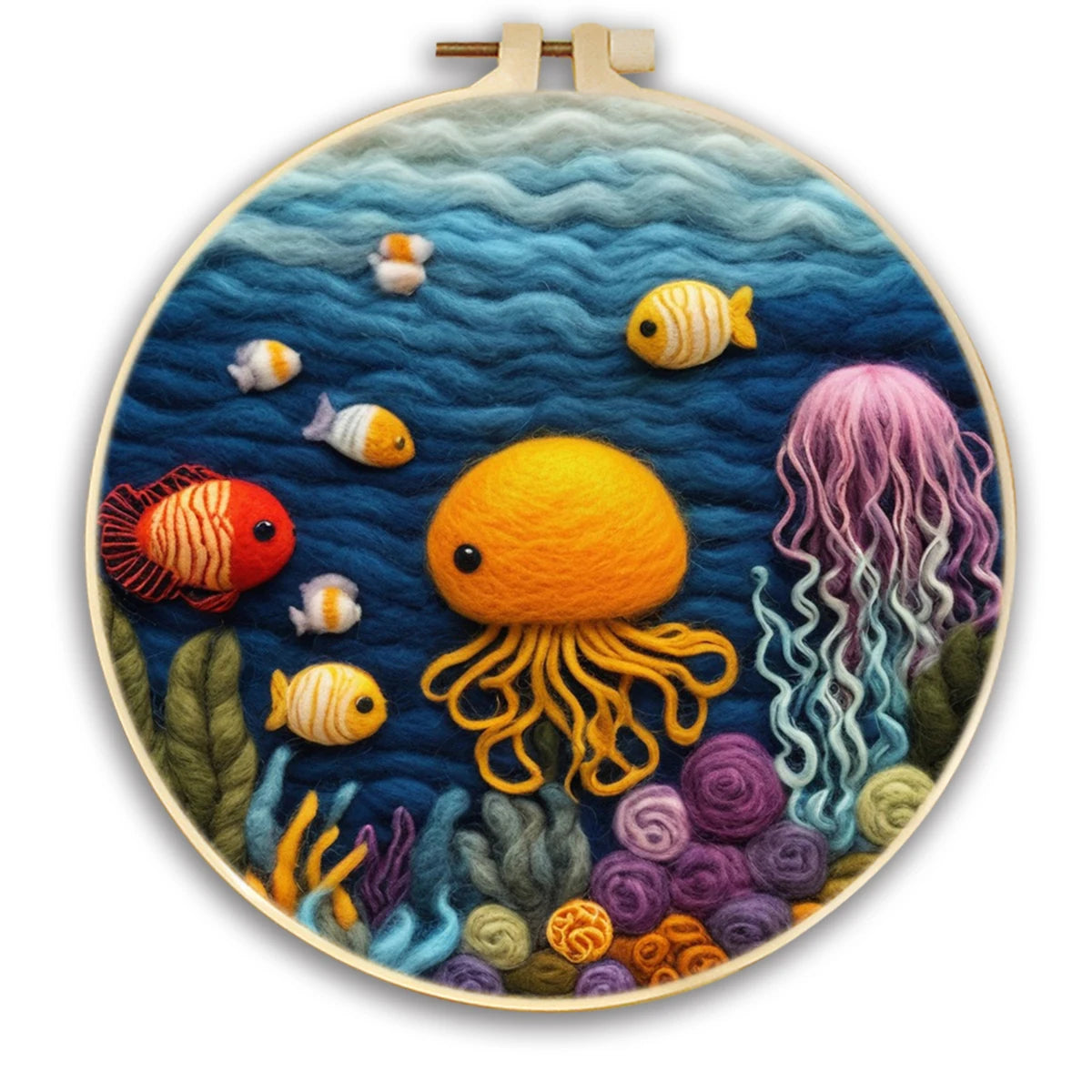 Wool Felting Painting Kits - Animals