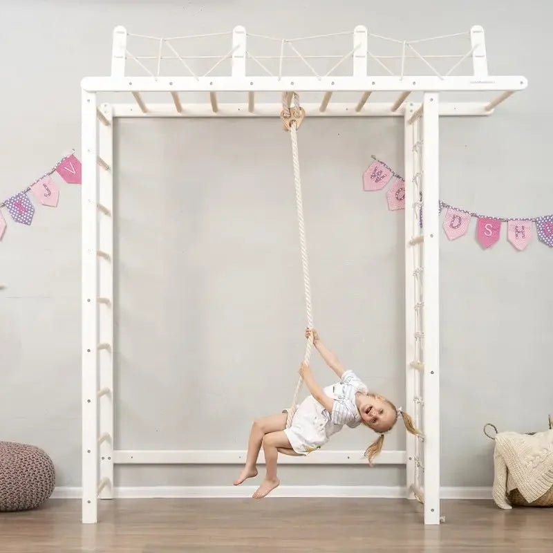 Indoor Climbing Swedish Ladder Jungle Gym Set