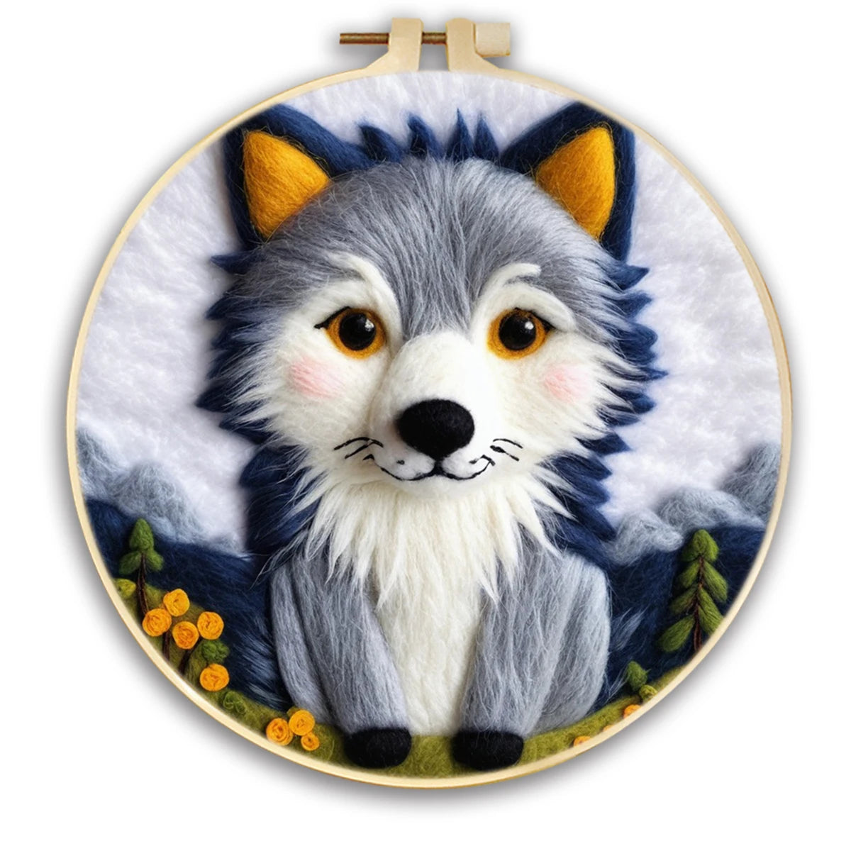 Wool Felting Painting Kits - Animals
