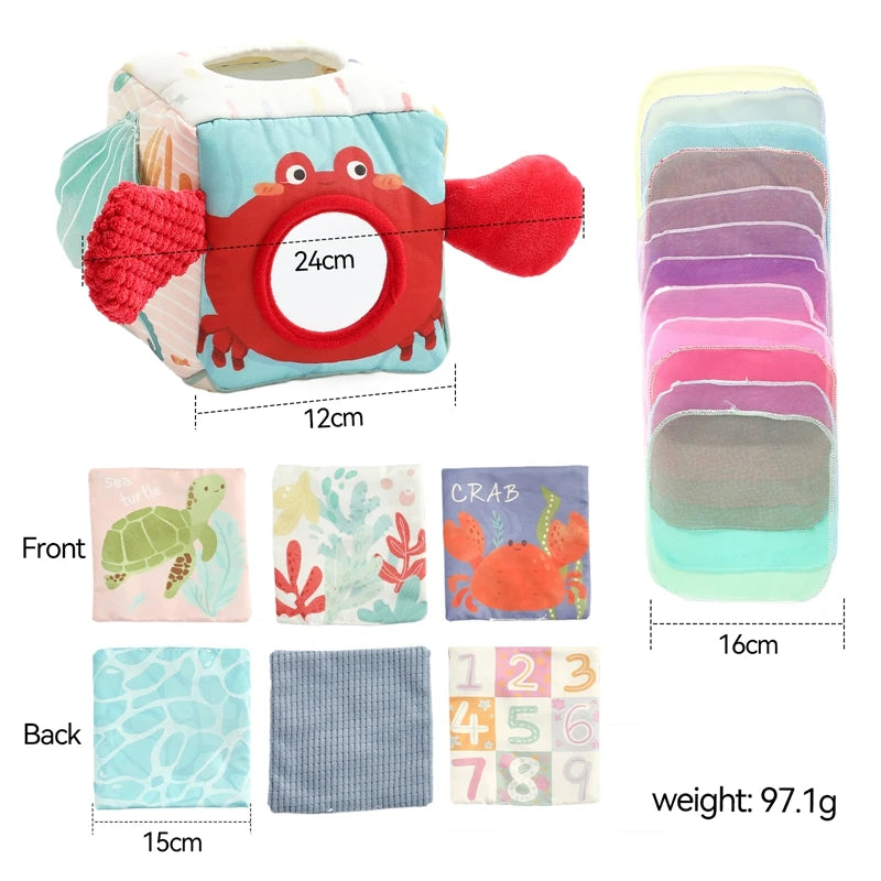 Creative Baby Sensory Tissue Box Toy