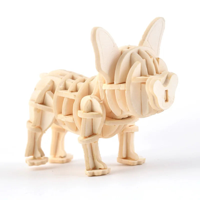 STEM 3D Wooden Skeleton Model Puzzle Sets - Animals, Birds and Sea Creatures