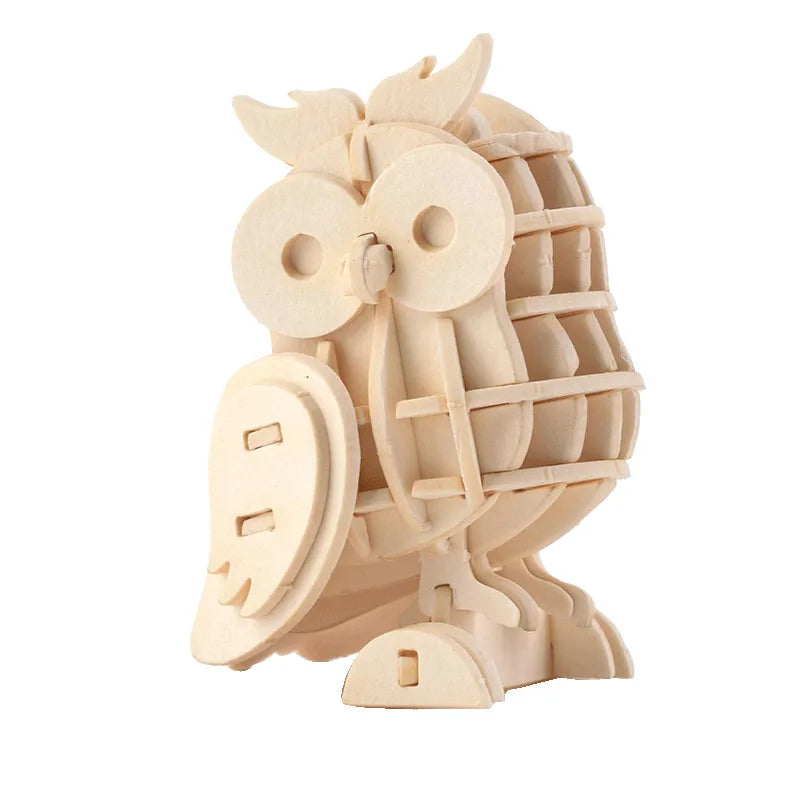 STEM 3D Wooden Skeleton Model Puzzle Sets - Animals, Birds and Sea Creatures
