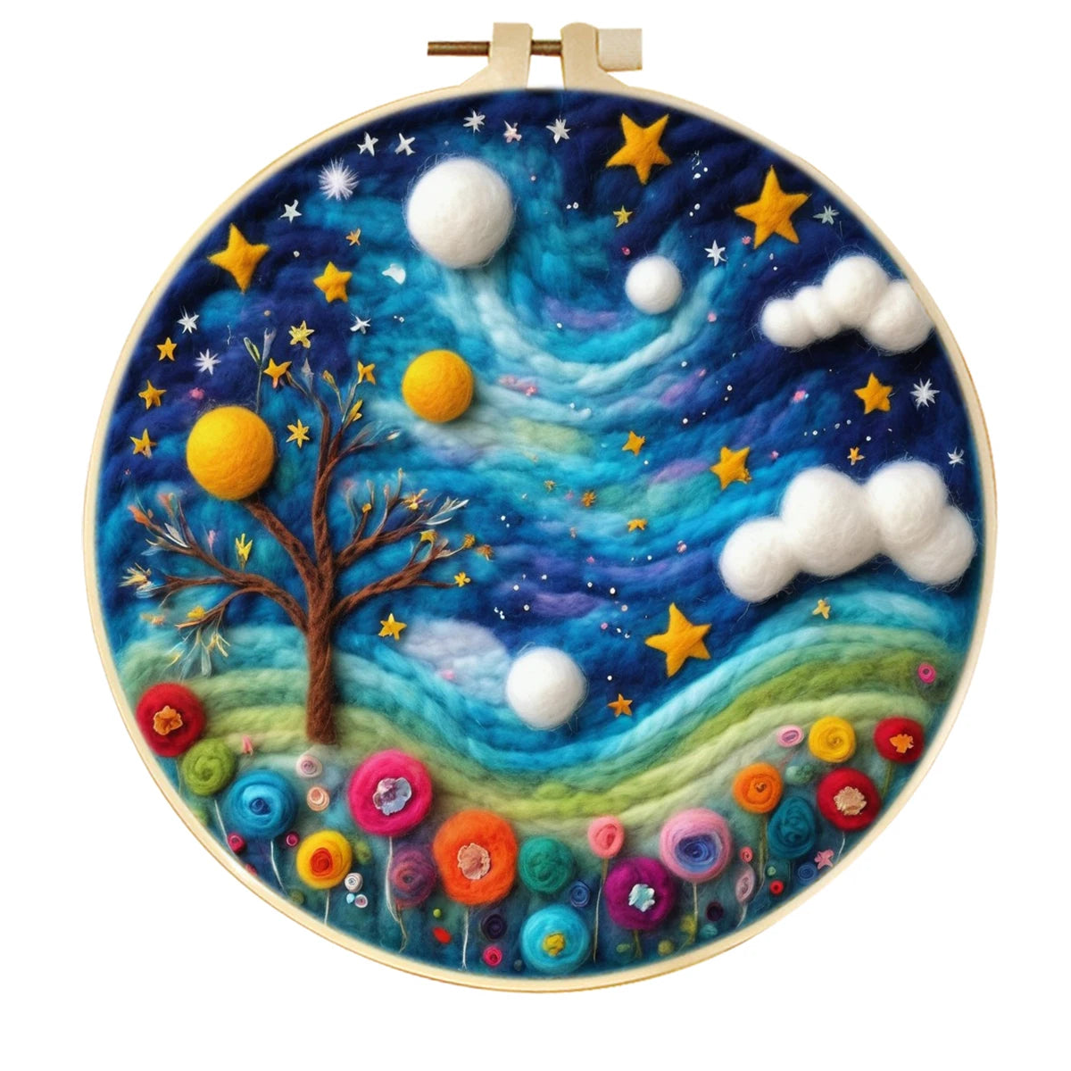 Wool Felting Painting Kits - Scenery
