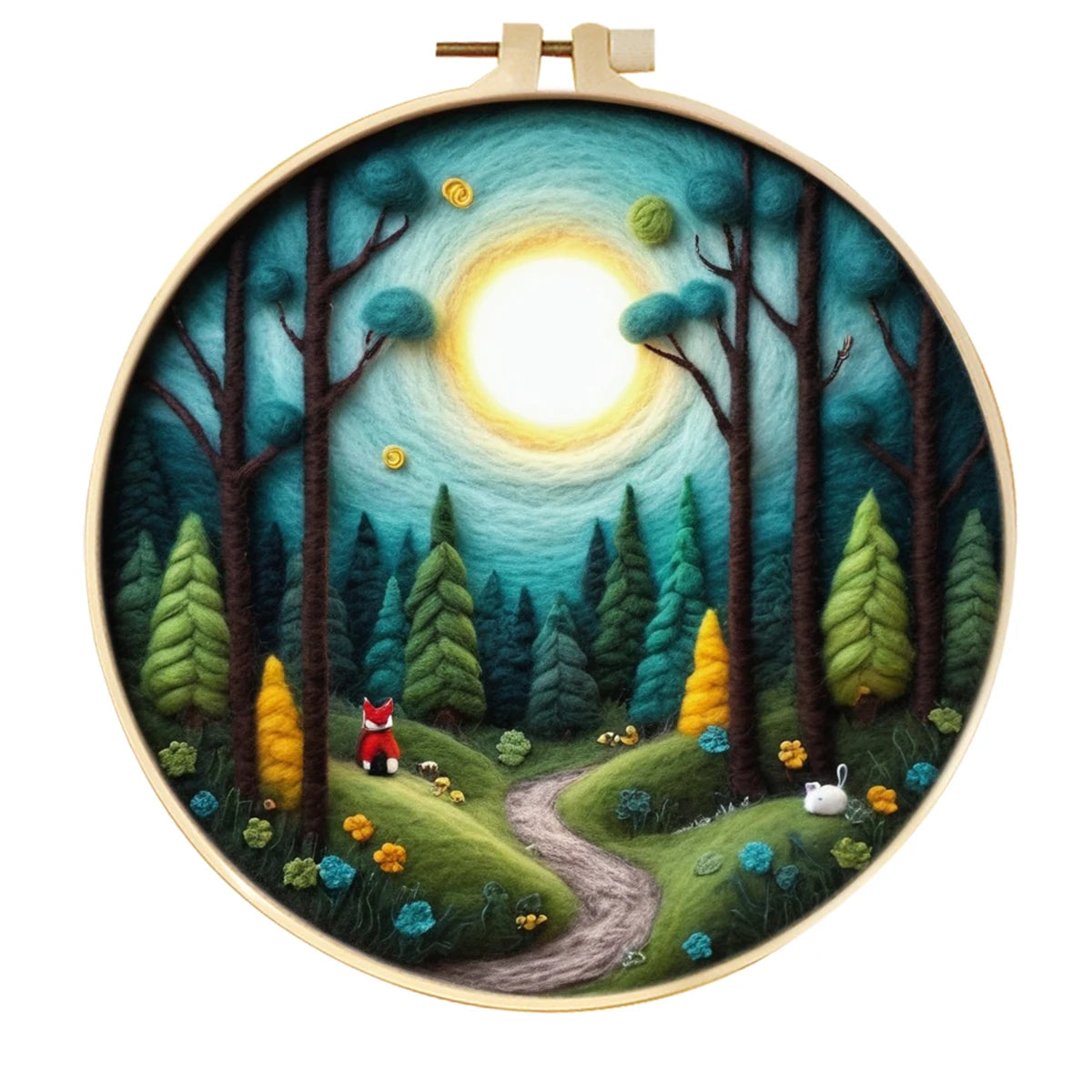 Wool Felting Painting Kits - Scenery