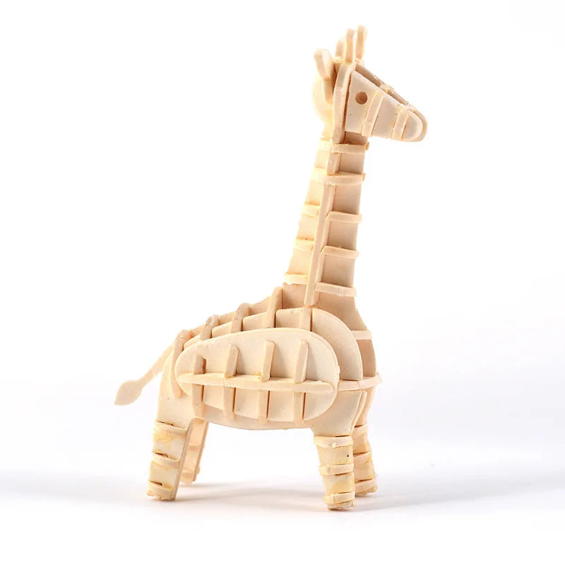 STEM 3D Wooden Skeleton Model Puzzle Sets - Animals, Birds and Sea Creatures