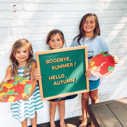 15x15inch Green Magnetic Chalkboard