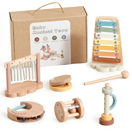 Montessori Wooden Musical Instruments Set