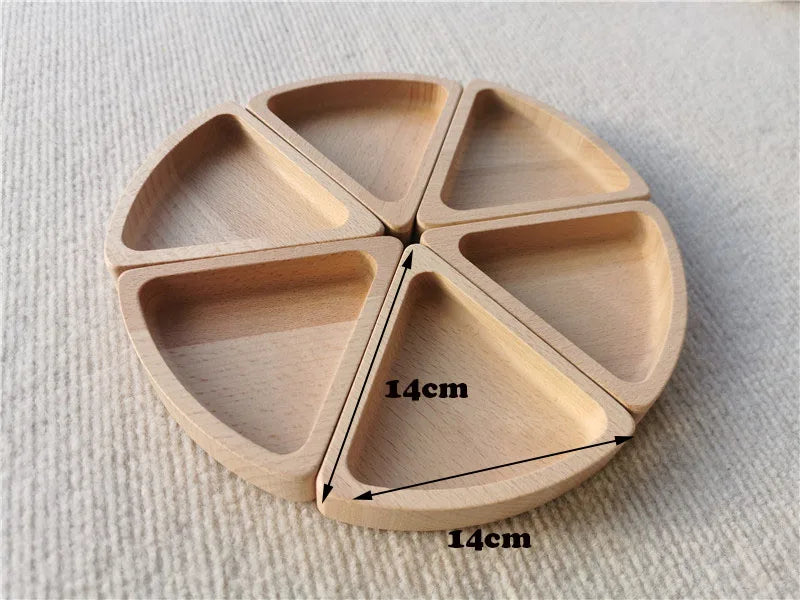 Wooden Montessori Trays for Kids – Ideal for Open-Ended Play & Early Learning