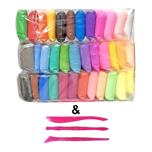 36 Colours Air Dry Modelling Clay Set