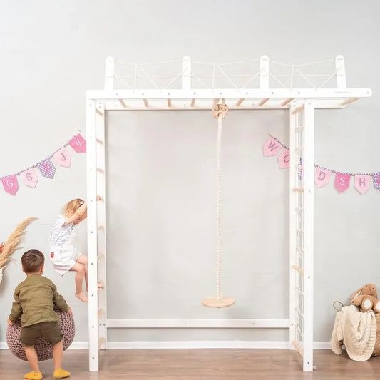 Indoor Climbing Swedish Ladder Jungle Gym Set
