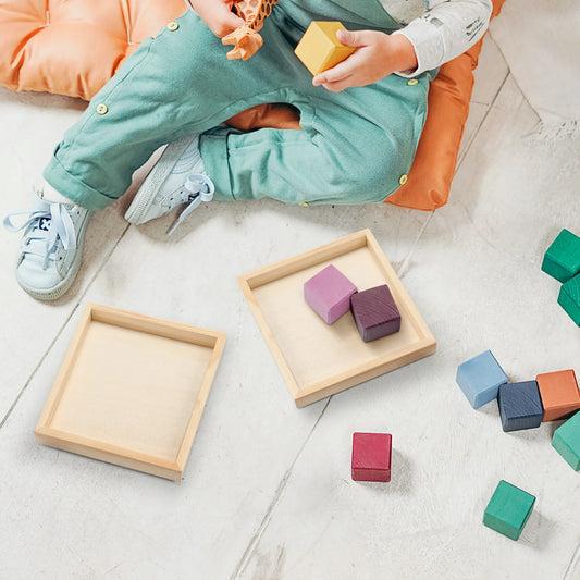 6-Pack Wooden DIY Blank Clay Frames