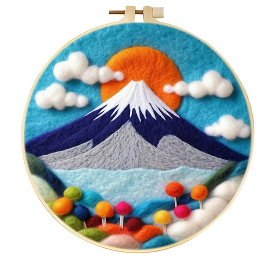 Wool Felting Painting Kits - Mountains