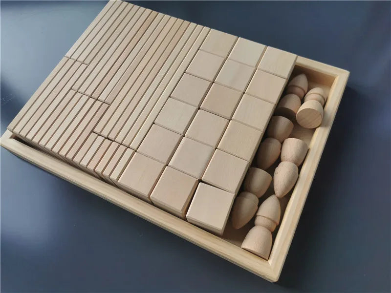 Large Wooden Building Stacking Cube & Block Sets