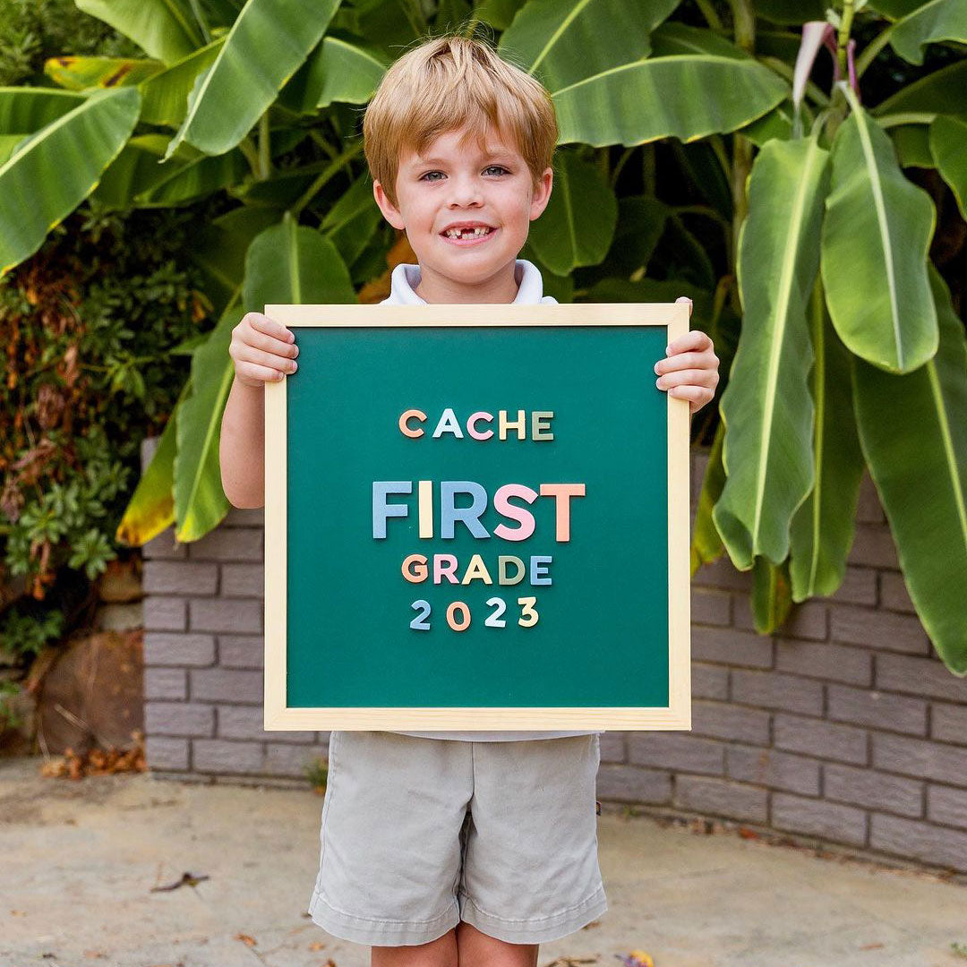 15x15inch Green Magnetic Chalkboard