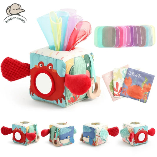 Creative Baby Sensory Tissue Box Toy
