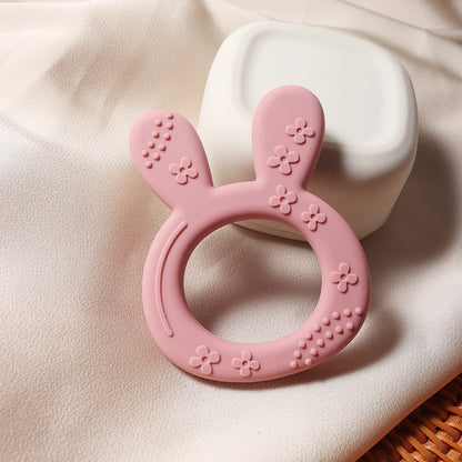 Silicone Carrot & Bunny Shape Baby Teether