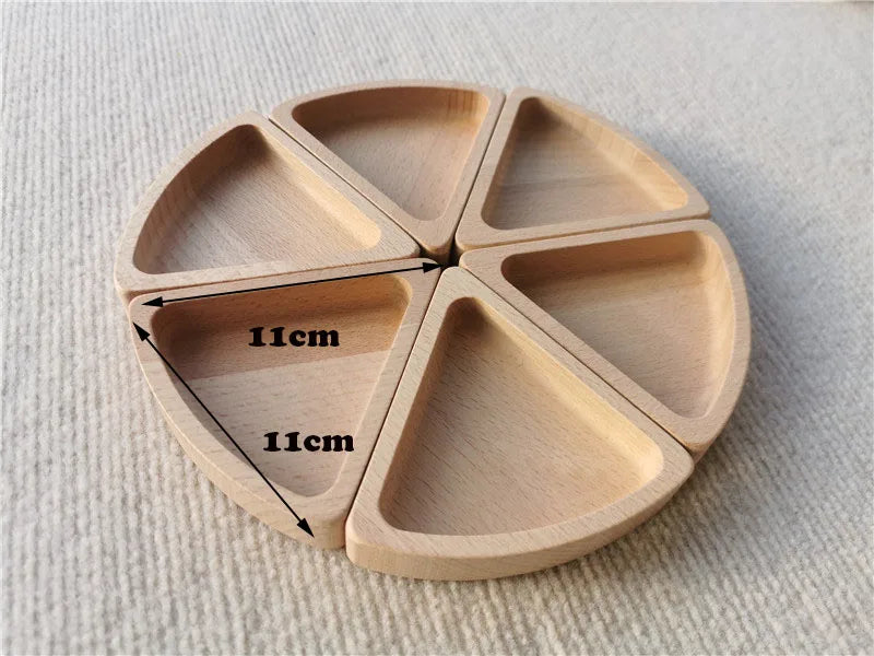 Wooden Montessori Trays for Kids – Ideal for Open-Ended Play & Early Learning