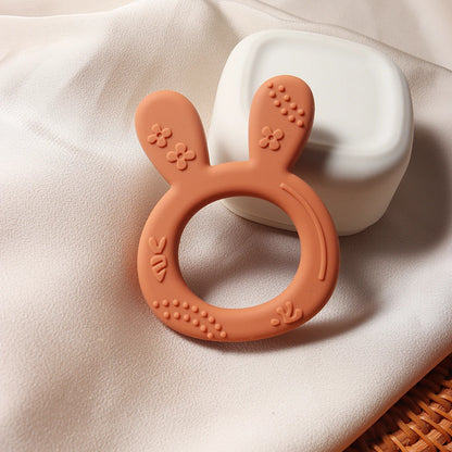 Silicone Carrot & Bunny Shape Baby Teether