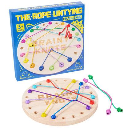 Kids Rope Knot Logic Game – Sensory Brain Teaser