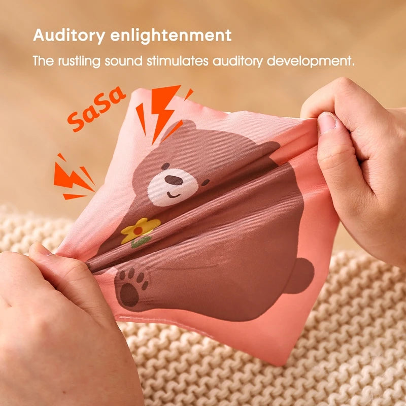 Creative Baby Educational Tissue Box Toy – Sensory Learning for Infants & Toddlers