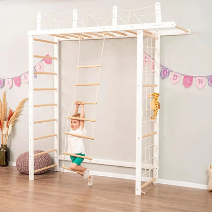 Indoor Climbing Swedish Ladder Jungle Gym Set