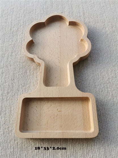 Wooden Montessori Trays for Kids – Ideal for Open-Ended Play & Early Learning