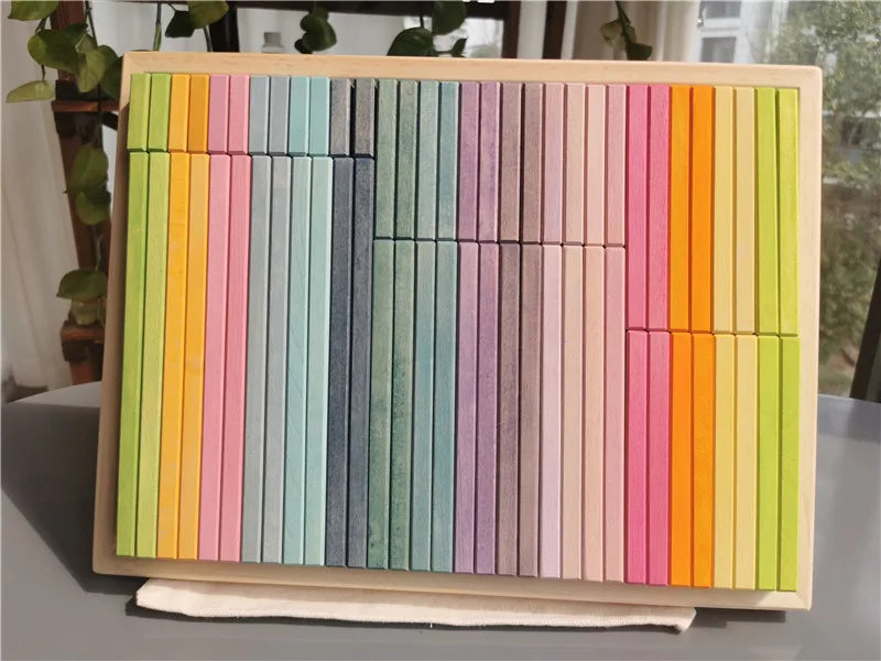Large Wooden Building Stacking Cube & Block Sets