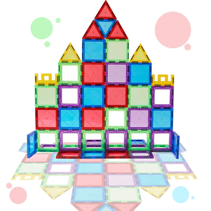 Magnetic Building Blocks Sets, 6.5cm - Educational STEM Toy & Gift for Creative Play