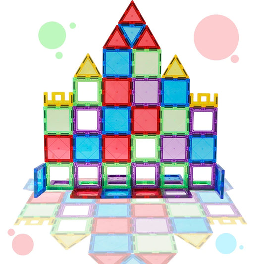 Magnetic Building Blocks Sets, 6.5cm - Educational STEM Toy & Gift for Creative Play