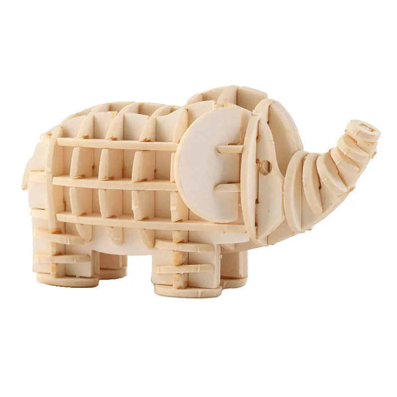 STEM 3D Wooden Skeleton Model Puzzle Sets - Animals, Birds and Sea Creatures