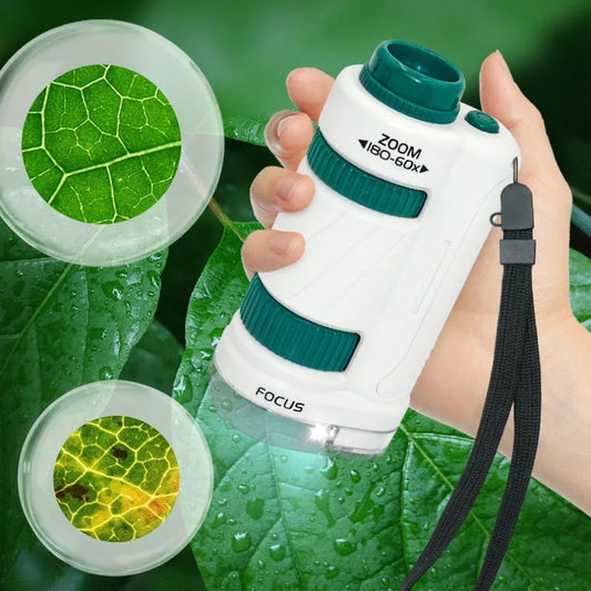 Pocket Microscope – 60x to 180x Magnification