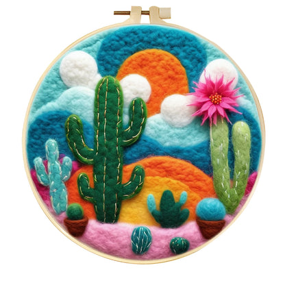 Wool Felting Painting Kits - Mountains