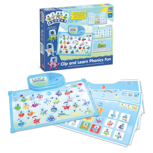 Alphablocks Clip and Learn Phonics Fun Set