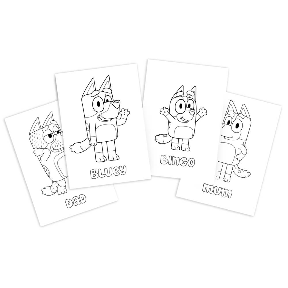 Bluey Wooden Creation Station with 100 magnets