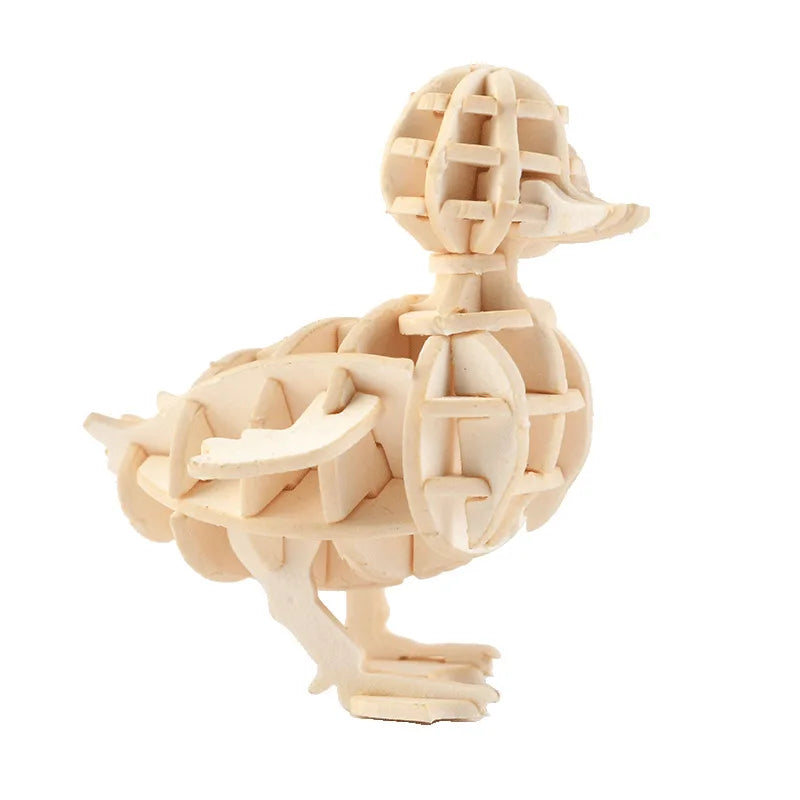 STEM 3D Wooden Skeleton Model Puzzle Sets - Animals, Birds and Sea Creatures