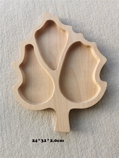 Wooden Montessori Trays for Kids – Ideal for Open-Ended Play & Early Learning