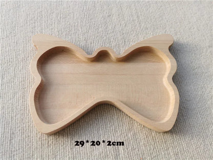 Wooden Montessori Trays for Kids – Ideal for Open-Ended Play & Early Learning
