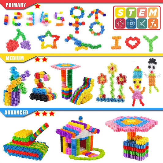 STEM Construction Blocks for Kids – Fun Interlocking Gears for Creative Play